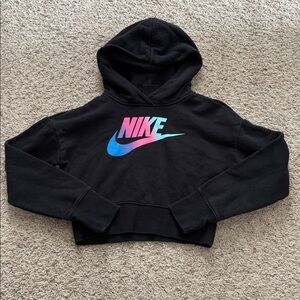 Girls Nike Cropped Hoodie Size M